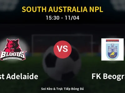 Soi Kèo West Adelaide vs FK Beograd – 15:30 11/04 | Nhận Định, Dự Đoán Tỷ Số