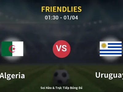 Kết Quả: Algeria 0-0 Uruguay – Highlight & Bàn Thắng | Friendlies