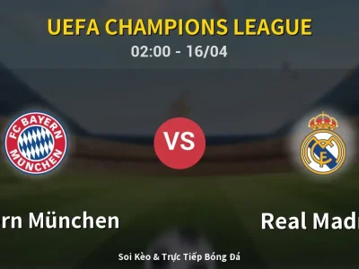Kết Quả: Bayern München 4-3 Real Madrid – Highlight & Bàn Thắng | UEFA Champions League