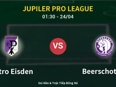 Kết Quả: Patro Eisden 1-1 Beerschot VA – Highlight & Bàn Thắng | Jupiler Pro League