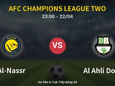 Soi Kèo Al-Nassr vs Al Ahli Doha – 23:00 22/04 | Nhận Định, Dự Đoán Tỷ Số