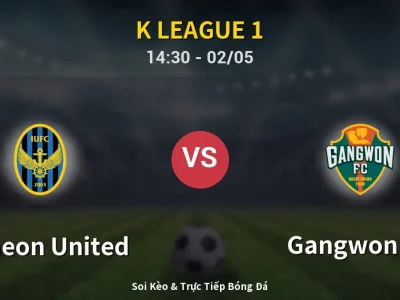 Soi Kèo Incheon United vs Gangwon FC – 14:30 02/05 | Nhận Định, Dự Đoán Tỷ Số