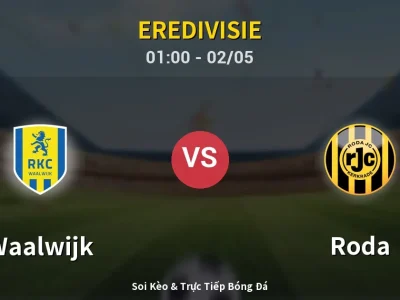 Kết Quả: Waalwijk 1-1 Roda – Highlight & Bàn Thắng | Eredivisie