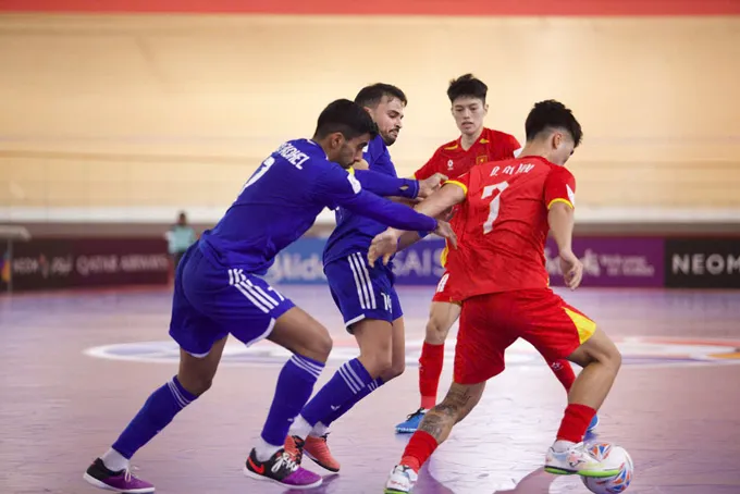 ĐT futsal Việt Nam đã có chiến thắng nghẹt thở trước Kuwait