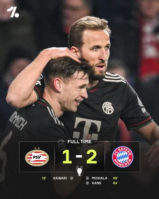 Harry Kane Lập Kỷ Lục Khủng, Từ 'Tội Đồ' Thành Siêu Anh Hùng Cứu Bayern Munich 1