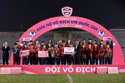 Phong Phú Hà Nam lên ngôi vô địch U19 nữ quốc gia 2026, TP.HCM nhận ngậm ngùi á quân 1