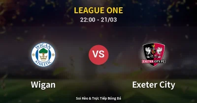 Wigan vs Exeter City 21/03