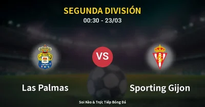 Las Palmas vs Sporting Gijon 23/03