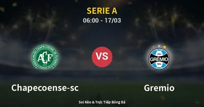 Chapecoense-sc vs Gremio 17/03