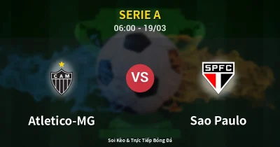 Atletico-MG vs Sao Paulo 19/03