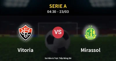 Vitoria vs Mirassol 23/03