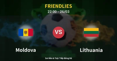 Moldova vs Lithuania 26/03