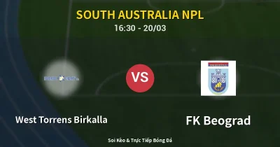 West Torrens Birkalla vs FK Beograd 20/03