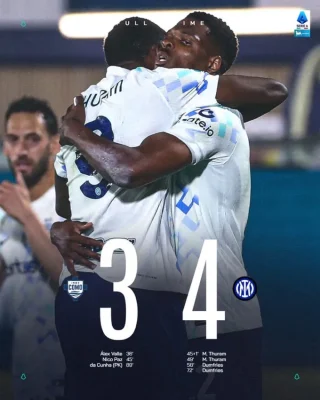 Inter Milan Lội Ngược Dòng Nghẹt Thở, Dứt Điểm 4/5 Lần Làm Nên Kỳ Tích Trước Como 1