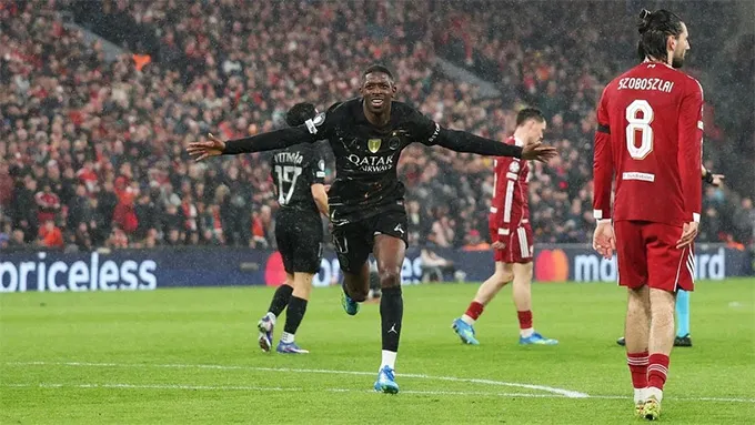 Dembele kết liễu số phận của Liverpool tại Champions League