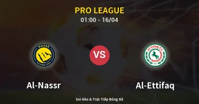 Al-Nassr vs Al-Ettifaq 16/04