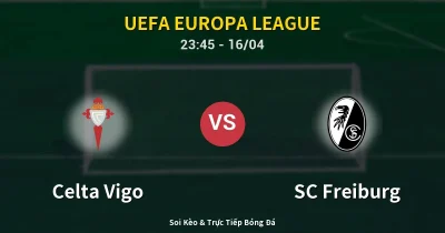 Celta Vigo vs SC Freiburg 16/04